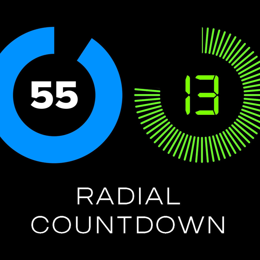 Radial 60 Second Countdown Timer Clock for Premiere Pro