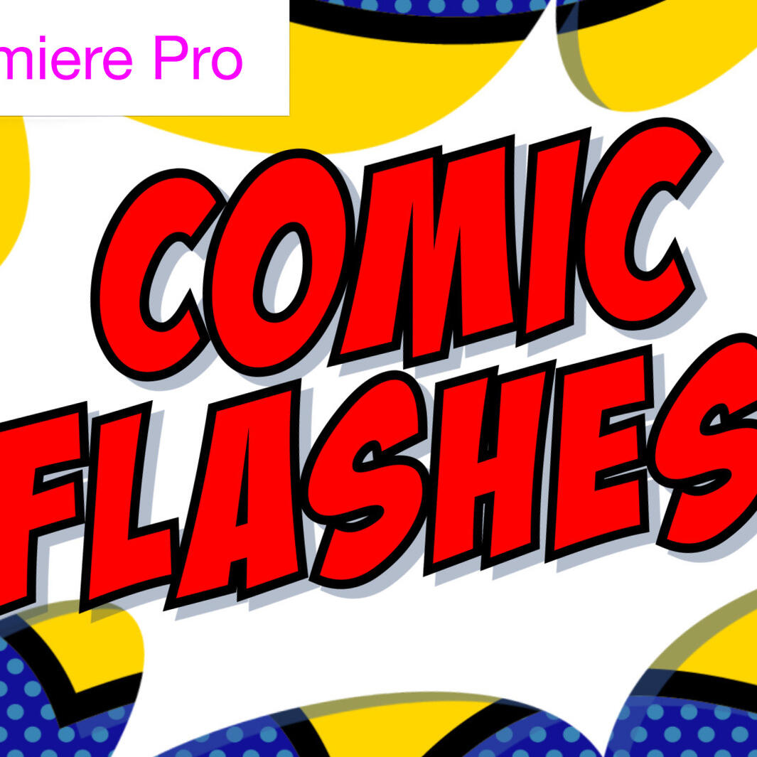 Comic Book Flash Transitions for Premiere Pro