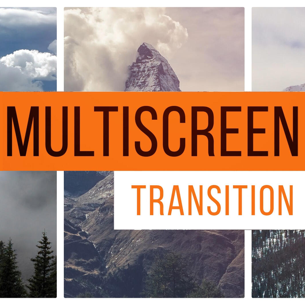 Triple Split Multiscreen Transition for Premiere Pro