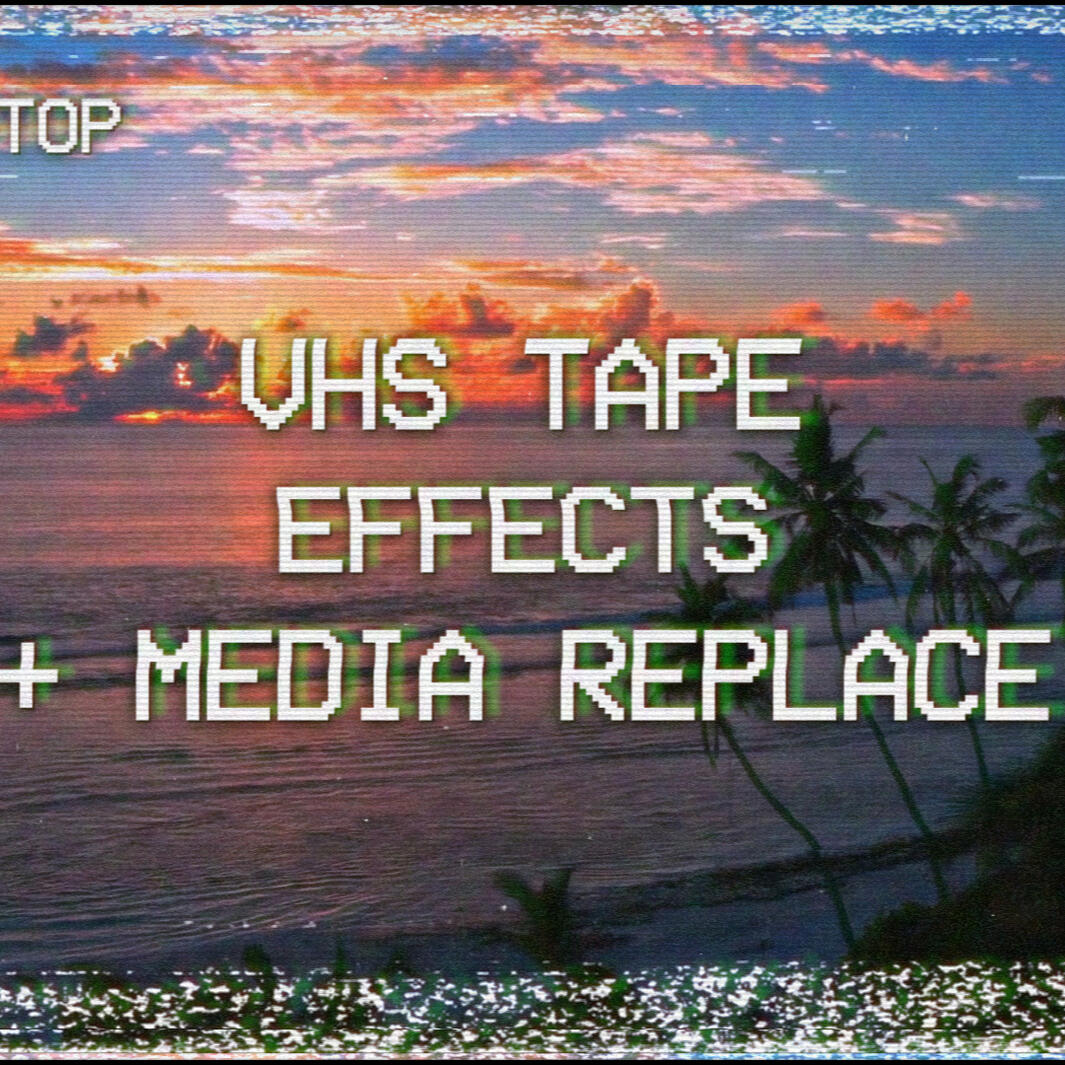 VHS Tape Effect With Media Replace for Premiere Pro