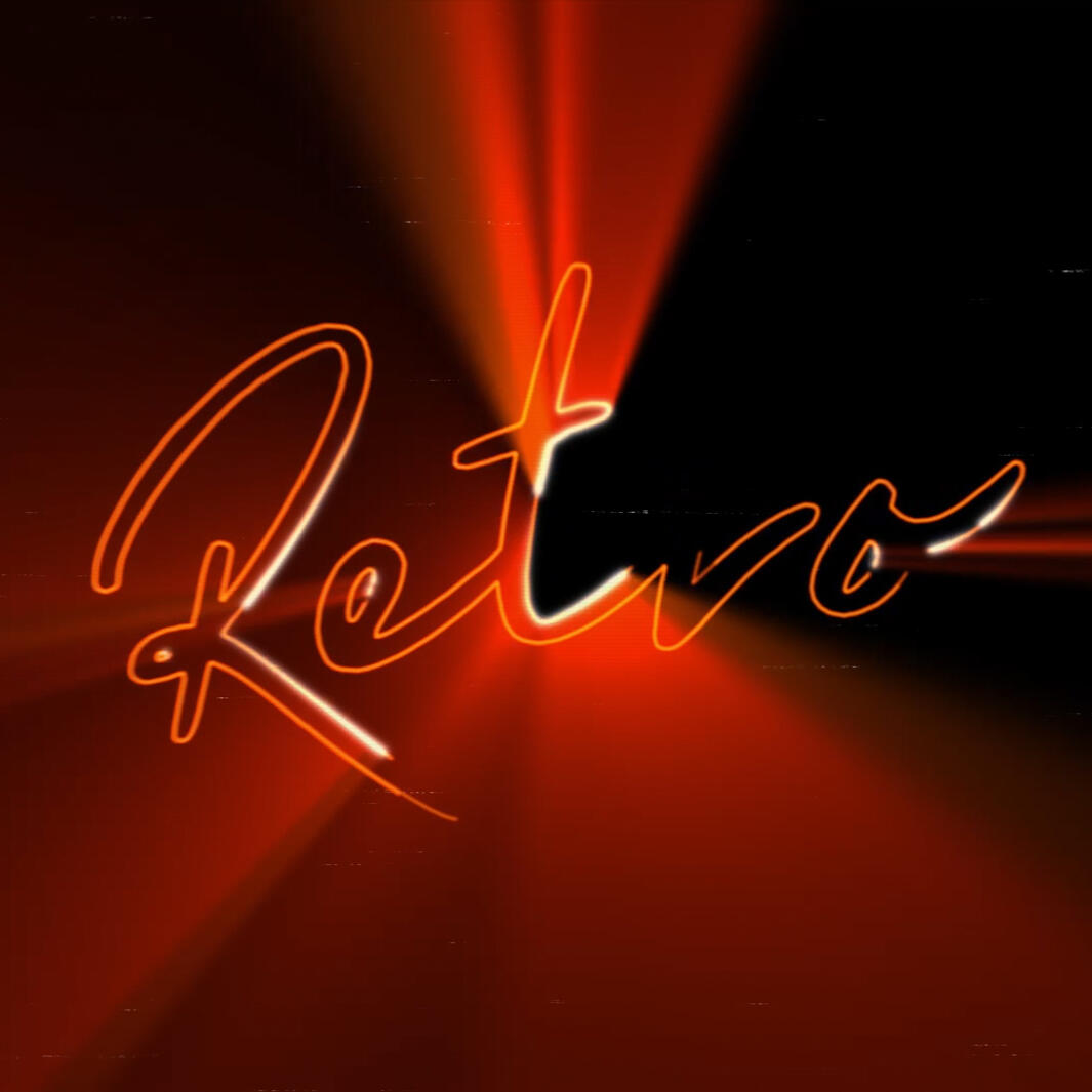 Retro Light Rays Logo Reveal