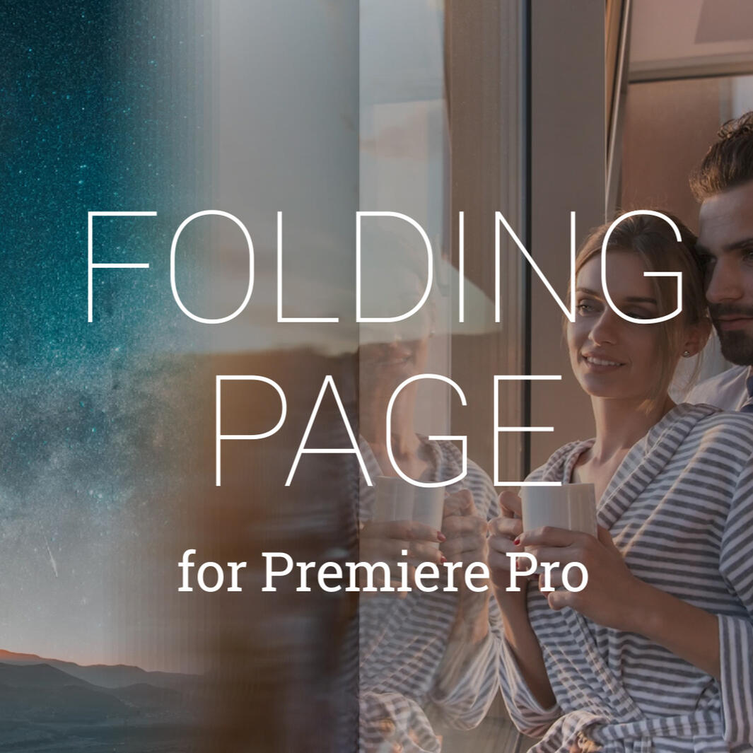 Folding Page Turn Media Transition for Premiere Pro